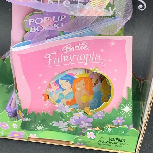 Barbie 2003 Fairytopia Purple Sparkle Fairy Mattel 3+ H2726 NRFB - Picture 9 of 14